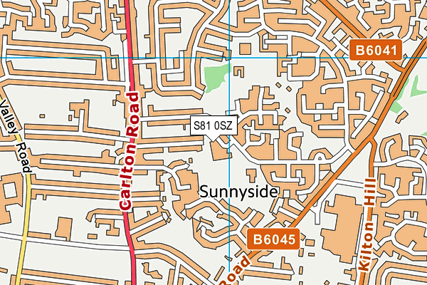 S81 0SZ map - OS VectorMap District (Ordnance Survey) S81 0SZ map - OS VectorMap District (Ordnance Survey)