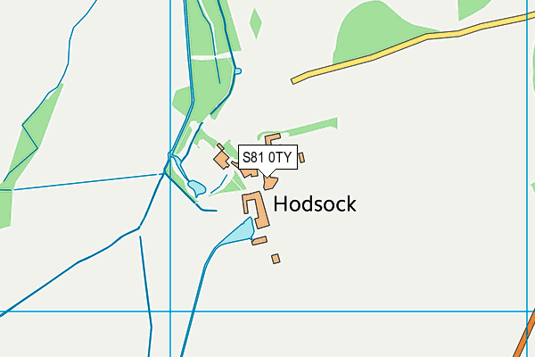S81 0TY map - OS VectorMap District (Ordnance Survey) S81 0TY map - OS VectorMap District (Ordnance Survey)