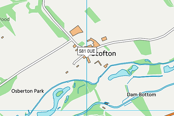 S81 0UE map - OS VectorMap District (Ordnance Survey) S81 0UE map - OS VectorMap District (Ordnance Survey)