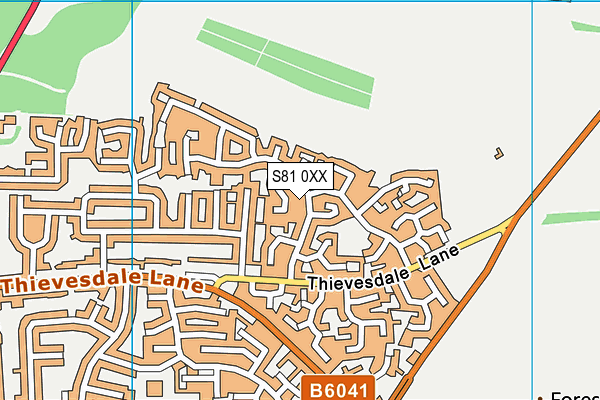 S81 0XX map - OS VectorMap District (Ordnance Survey) S81 0XX map - OS VectorMap District (Ordnance Survey)