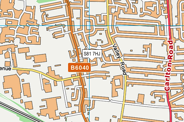 S81 7HJ map - OS VectorMap District (Ordnance Survey) S81 7HJ map - OS VectorMap District (Ordnance Survey)