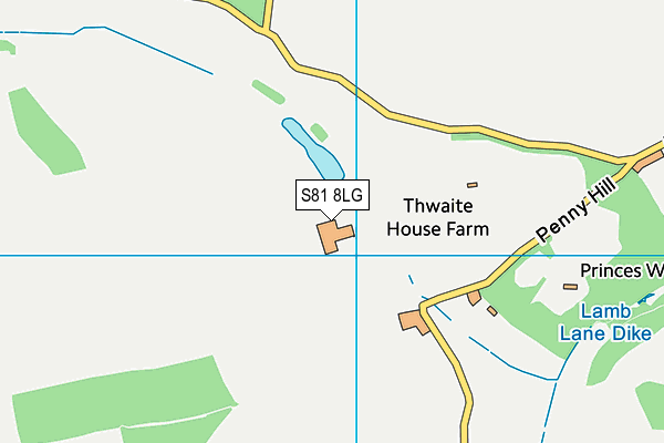 S81 8LG map - OS VectorMap District (Ordnance Survey) S81 8LG map - OS VectorMap District (Ordnance Survey)