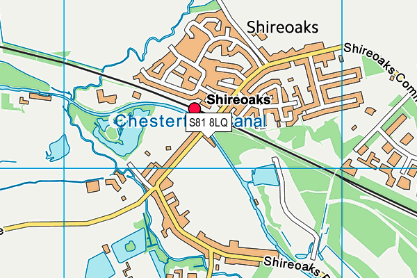 S81 8LQ map - OS VectorMap District (Ordnance Survey) S81 8LQ map - OS VectorMap District (Ordnance Survey)