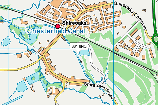 S81 8NQ map - OS VectorMap District (Ordnance Survey) S81 8NQ map - OS VectorMap District (Ordnance Survey)