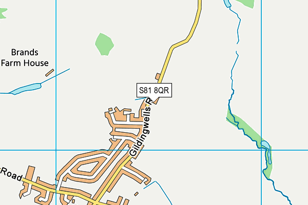 S81 8QR map - OS VectorMap District (Ordnance Survey) S81 8QR map - OS VectorMap District (Ordnance Survey)