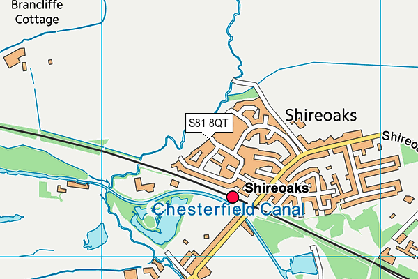 S81 8QT map - OS VectorMap District (Ordnance Survey) S81 8QT map - OS VectorMap District (Ordnance Survey)