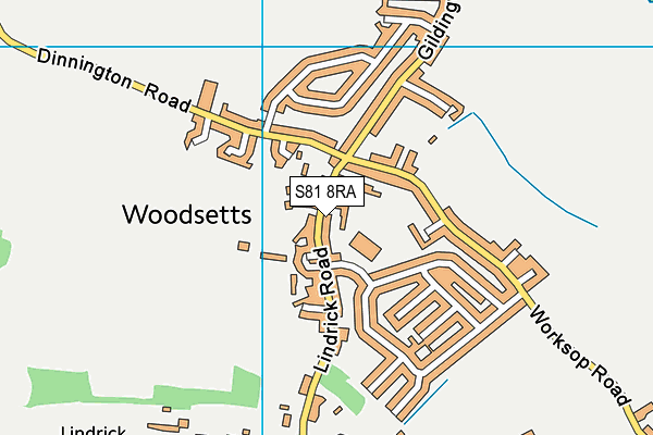 S81 8RA map - OS VectorMap District (Ordnance Survey) S81 8RA map - OS VectorMap District (Ordnance Survey)