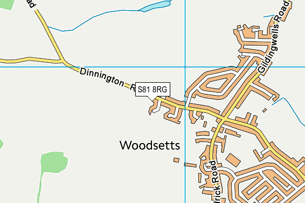 S81 8RG map - OS VectorMap District (Ordnance Survey) S81 8RG map - OS VectorMap District (Ordnance Survey)