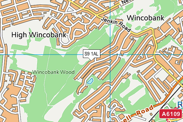 S9 1AL map - OS VectorMap District (Ordnance Survey) S9 1AL map - OS VectorMap District (Ordnance Survey)