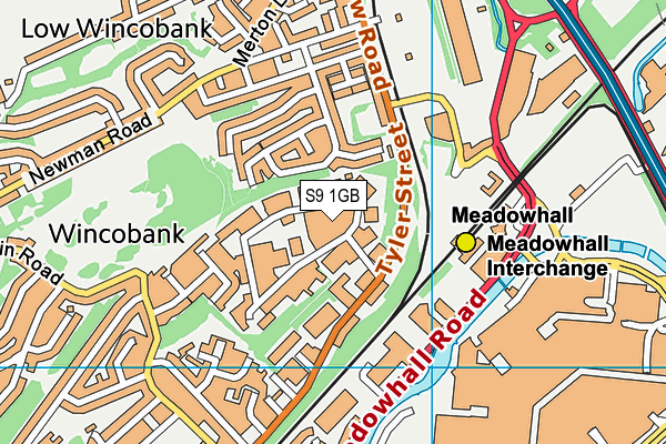 S9 1GB map - OS VectorMap District (Ordnance Survey) S9 1GB map - OS VectorMap District (Ordnance Survey)