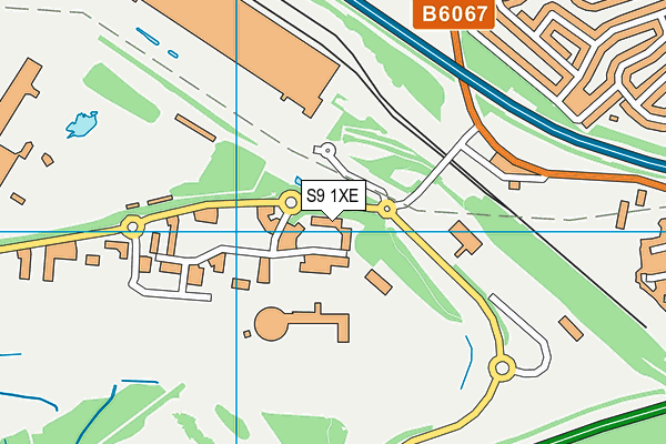 S9 1XE map - OS VectorMap District (Ordnance Survey) S9 1XE map - OS VectorMap District (Ordnance Survey)