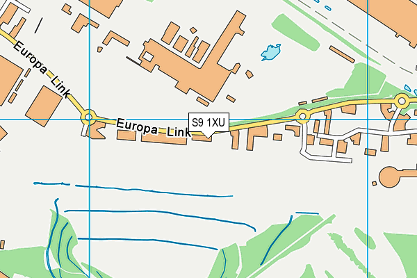 S9 1XU map - OS VectorMap District (Ordnance Survey) S9 1XU map - OS VectorMap District (Ordnance Survey)