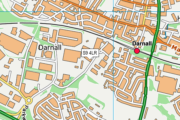 S9 4LR map - OS VectorMap District (Ordnance Survey) S9 4LR map - OS VectorMap District (Ordnance Survey)