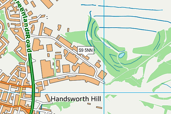 S9 5NN map - OS VectorMap District (Ordnance Survey) S9 5NN map - OS VectorMap District (Ordnance Survey)
