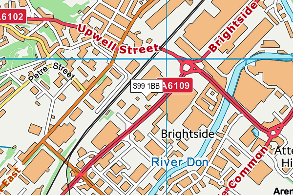 S99 1BB map - OS VectorMap District (Ordnance Survey) S99 1BB map - OS VectorMap District (Ordnance Survey)