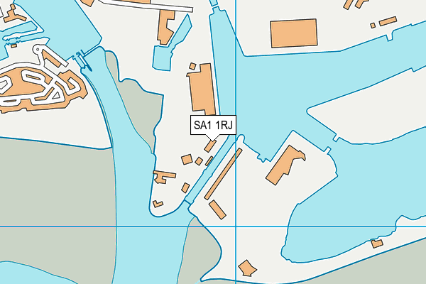 SA1 1RJ map - OS VectorMap District (Ordnance Survey) SA1 1RJ map - OS VectorMap District (Ordnance Survey)