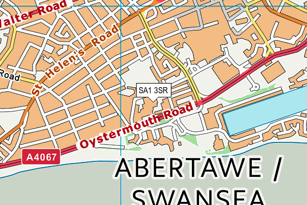 SA1 3SR map - OS VectorMap District (Ordnance Survey) SA1 3SR map - OS VectorMap District (Ordnance Survey)