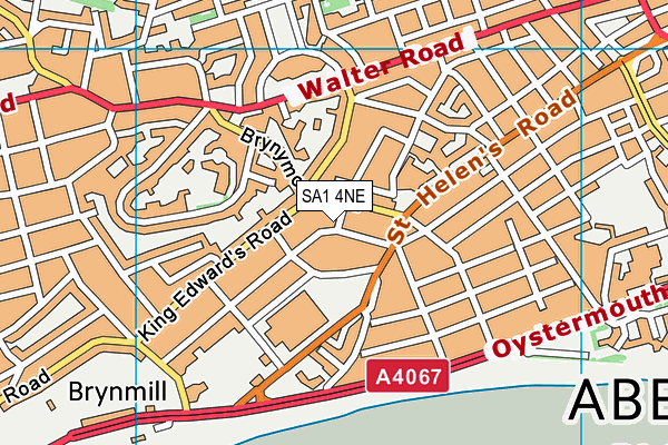 SA1 4NE map - OS VectorMap District (Ordnance Survey) SA1 4NE map - OS VectorMap District (Ordnance Survey)
