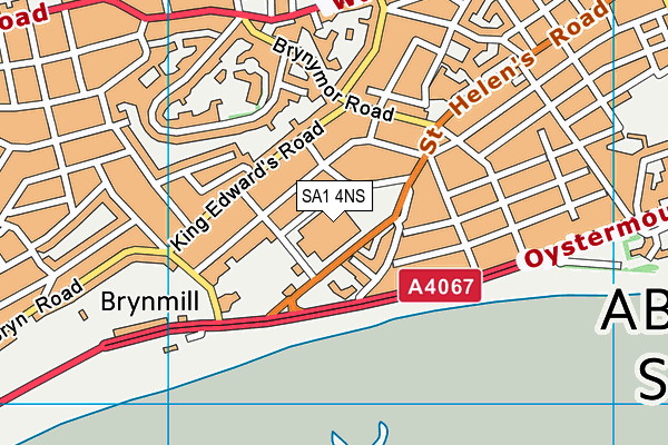SA1 4NS map - OS VectorMap District (Ordnance Survey) SA1 4NS map - OS VectorMap District (Ordnance Survey)
