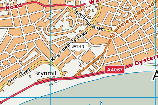 SA1 4NT map - OS VectorMap District (Ordnance Survey) SA1 4NT map - OS VectorMap District (Ordnance Survey)