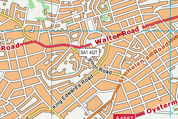 SA1 4QT map - OS VectorMap District (Ordnance Survey) SA1 4QT map - OS VectorMap District (Ordnance Survey)