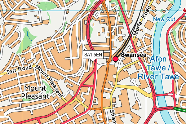 SA1 5EN map - OS VectorMap District (Ordnance Survey) SA1 5EN map - OS VectorMap District (Ordnance Survey)