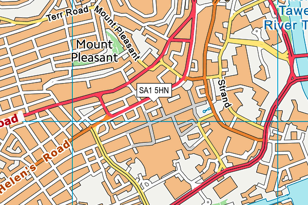 SA1 5HN map - OS VectorMap District (Ordnance Survey) SA1 5HN map - OS VectorMap District (Ordnance Survey)
