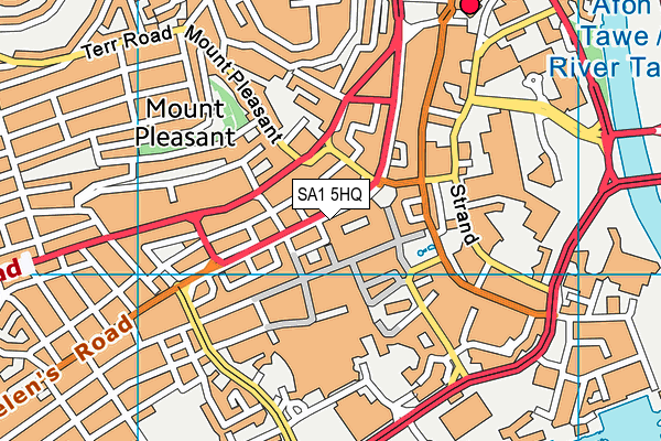 SA1 5HQ map - OS VectorMap District (Ordnance Survey) SA1 5HQ map - OS VectorMap District (Ordnance Survey)