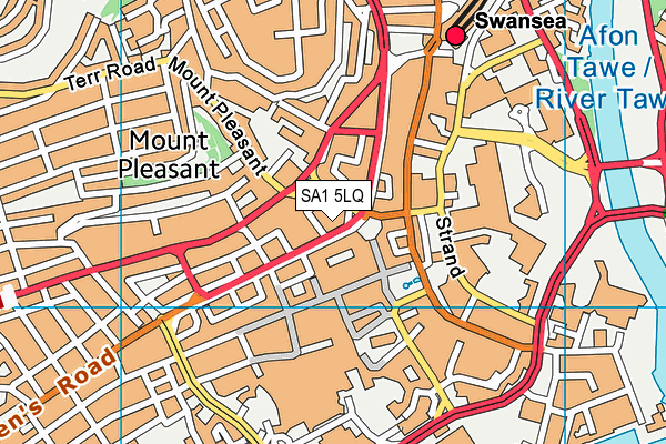 SA1 5LQ map - OS VectorMap District (Ordnance Survey) SA1 5LQ map - OS VectorMap District (Ordnance Survey)
