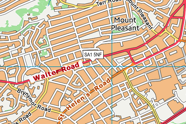 SA1 5NF map - OS VectorMap District (Ordnance Survey) SA1 5NF map - OS VectorMap District (Ordnance Survey)