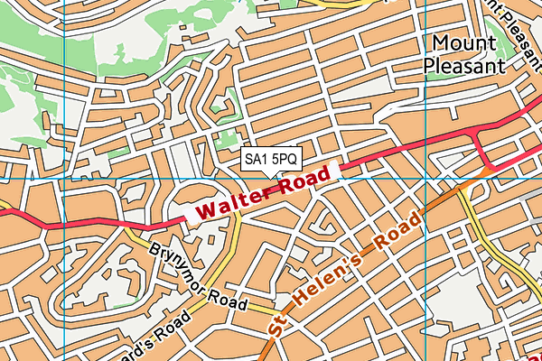 SA1 5PQ map - OS VectorMap District (Ordnance Survey) SA1 5PQ map - OS VectorMap District (Ordnance Survey)