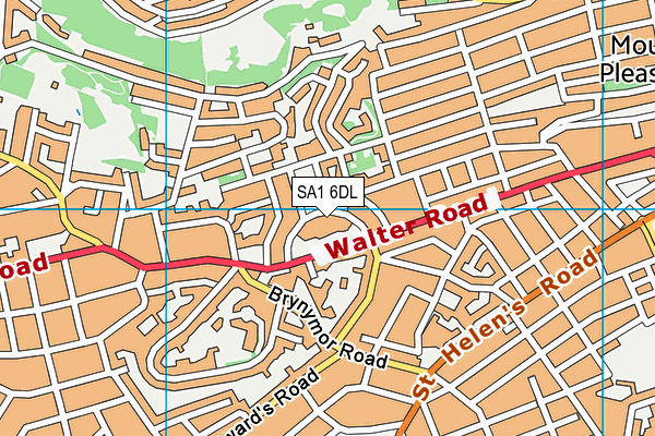 SA1 6DL map - OS VectorMap District (Ordnance Survey) SA1 6DL map - OS VectorMap District (Ordnance Survey)