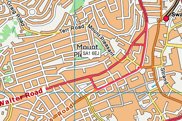 SA1 6EJ map - OS VectorMap District (Ordnance Survey) SA1 6EJ map - OS VectorMap District (Ordnance Survey)