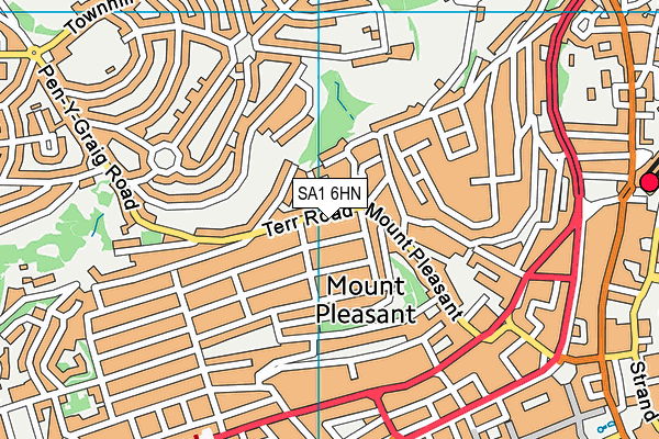 SA1 6HN map - OS VectorMap District (Ordnance Survey) SA1 6HN map - OS VectorMap District (Ordnance Survey)