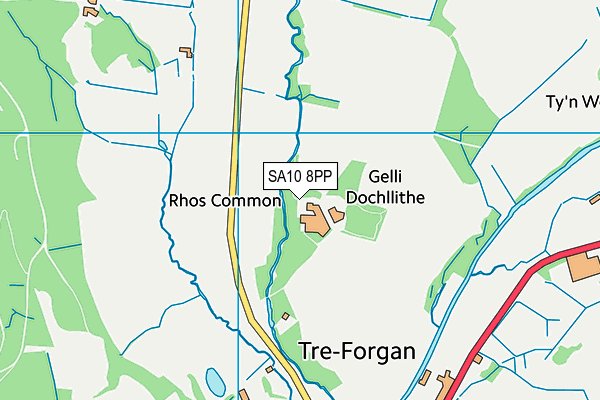 SA10 8PP map - OS VectorMap District (Ordnance Survey) SA10 8PP map - OS VectorMap District (Ordnance Survey)