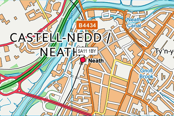 SA11 1BY map - OS VectorMap District (Ordnance Survey) SA11 1BY map - OS VectorMap District (Ordnance Survey)