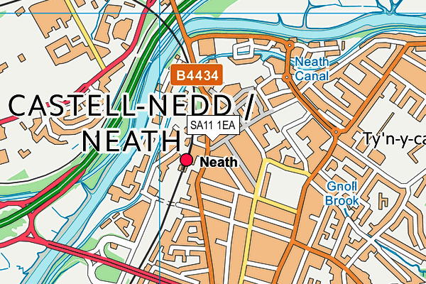 SA11 1EA map - OS VectorMap District (Ordnance Survey) SA11 1EA map - OS VectorMap District (Ordnance Survey)
