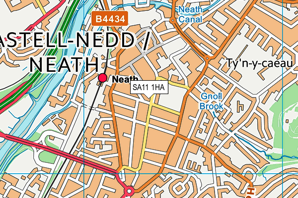 SA11 1HA map - OS VectorMap District (Ordnance Survey) SA11 1HA map - OS VectorMap District (Ordnance Survey)