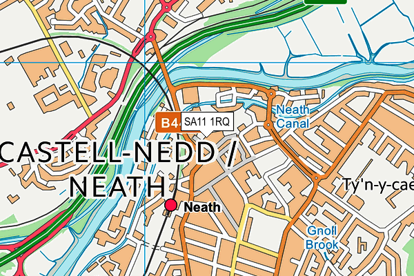 SA11 1RQ map - OS VectorMap District (Ordnance Survey) SA11 1RQ map - OS VectorMap District (Ordnance Survey)