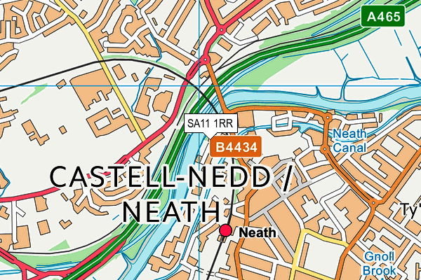 SA11 1RR map - OS VectorMap District (Ordnance Survey) SA11 1RR map - OS VectorMap District (Ordnance Survey)