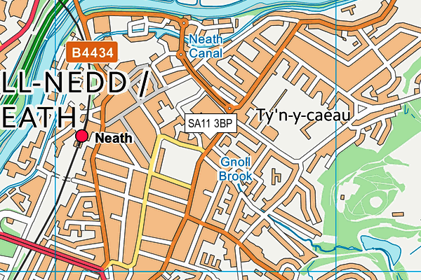 SA11 3BP map - OS VectorMap District (Ordnance Survey) SA11 3BP map - OS VectorMap District (Ordnance Survey)