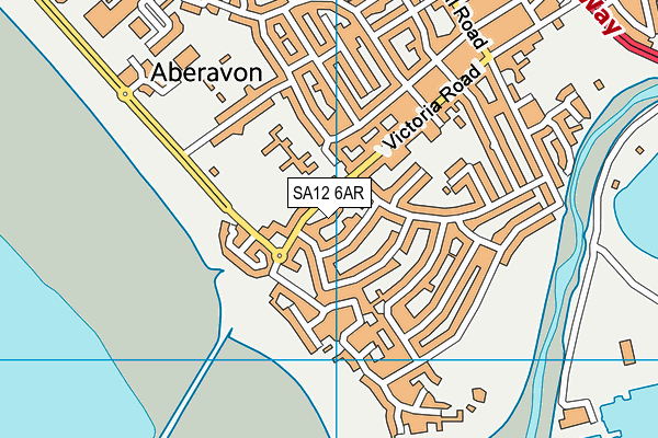 SA12 6AR map - OS VectorMap District (Ordnance Survey) SA12 6AR map - OS VectorMap District (Ordnance Survey)