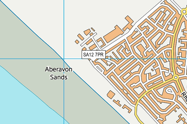 SA12 7PR map - OS VectorMap District (Ordnance Survey) SA12 7PR map - OS VectorMap District (Ordnance Survey)