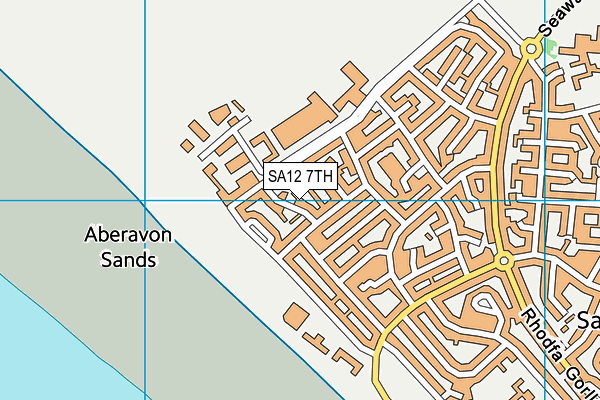 SA12 7TH map - OS VectorMap District (Ordnance Survey) SA12 7TH map - OS VectorMap District (Ordnance Survey)