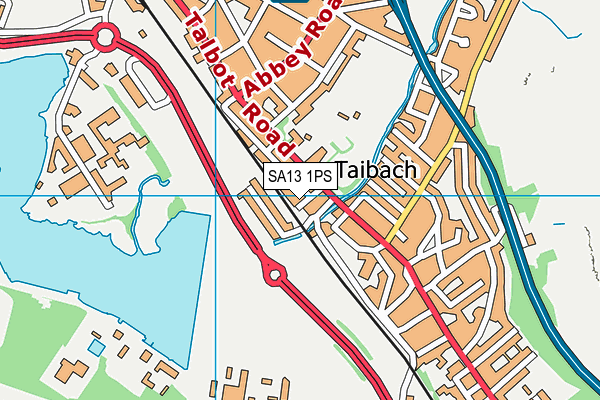 SA13 1PS map - OS VectorMap District (Ordnance Survey) SA13 1PS map - OS VectorMap District (Ordnance Survey)