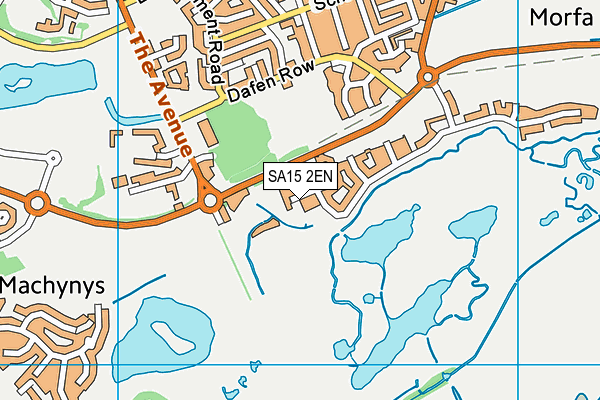 SA15 2EN map - OS VectorMap District (Ordnance Survey) SA15 2EN map - OS VectorMap District (Ordnance Survey)