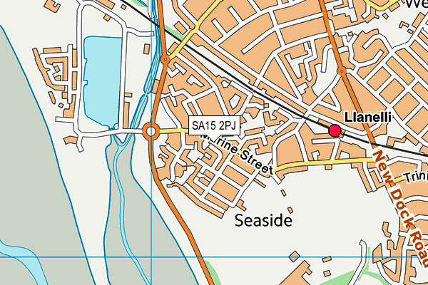 SA15 2PJ map - OS VectorMap District (Ordnance Survey) SA15 2PJ map - OS VectorMap District (Ordnance Survey)