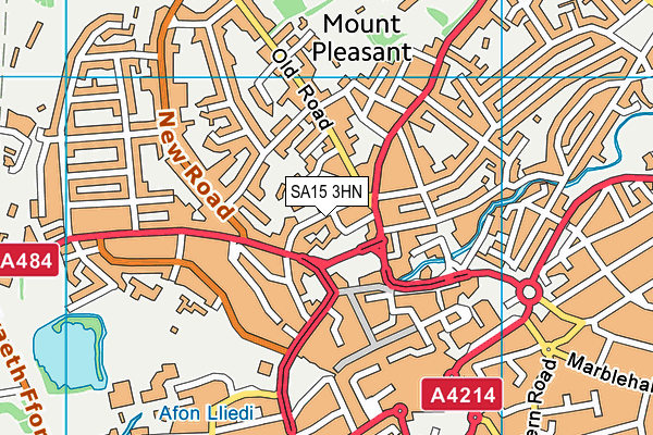 SA15 3HN map - OS VectorMap District (Ordnance Survey) SA15 3HN map - OS VectorMap District (Ordnance Survey)
