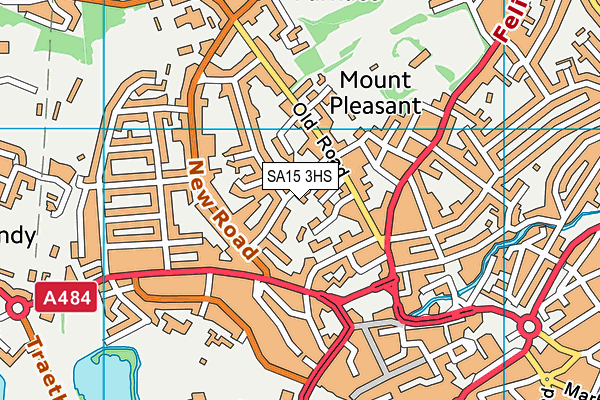 SA15 3HS map - OS VectorMap District (Ordnance Survey) SA15 3HS map - OS VectorMap District (Ordnance Survey)