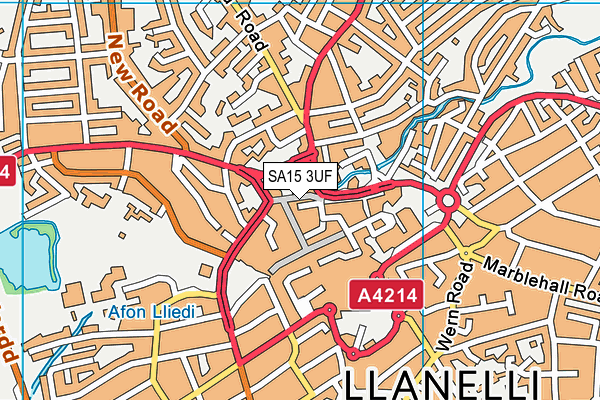 SA15 3UF map - OS VectorMap District (Ordnance Survey) SA15 3UF map - OS VectorMap District (Ordnance Survey)